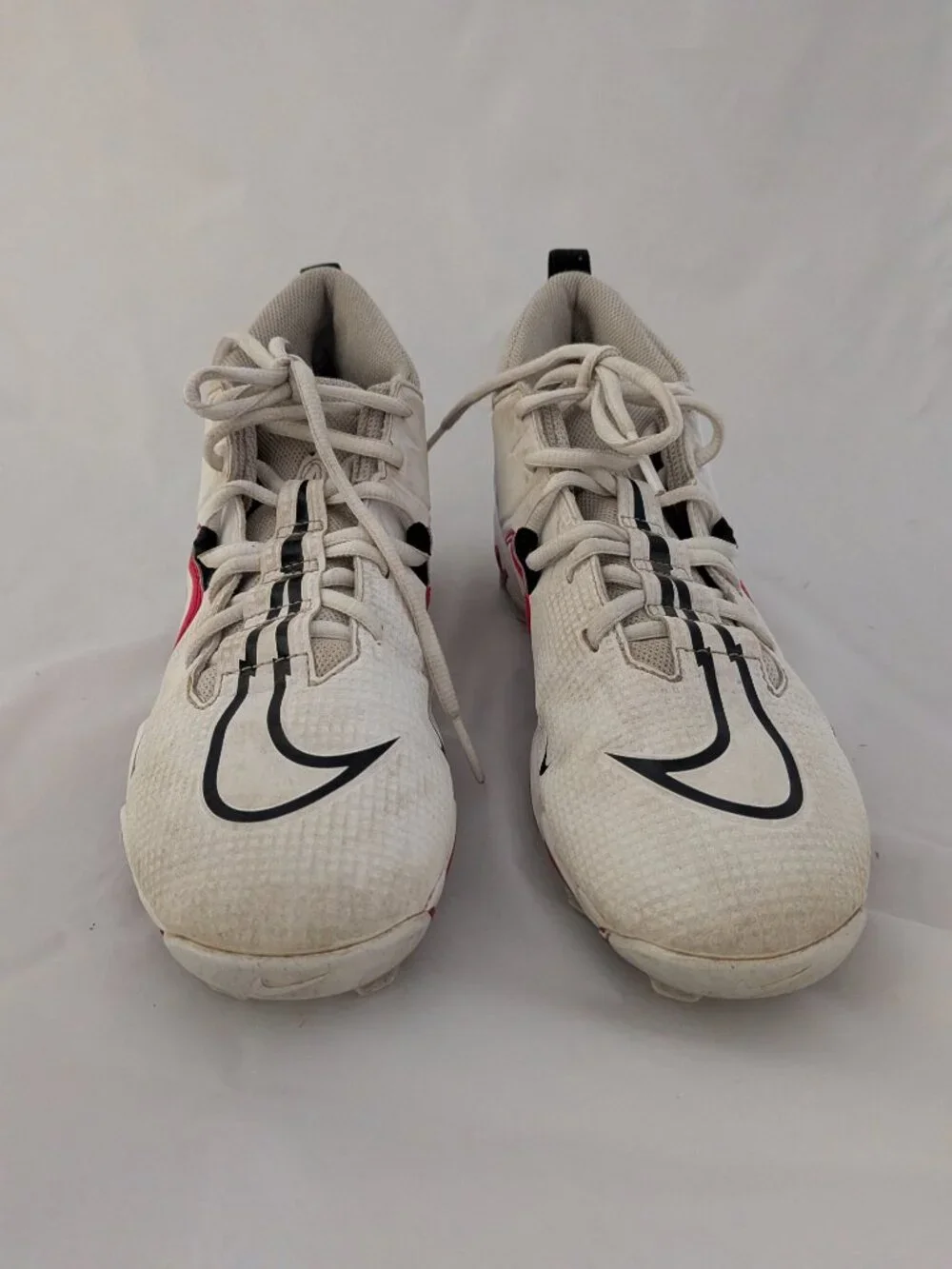 Nike Alpha Menace Shark Mens Black Football Cleats Size 8.5